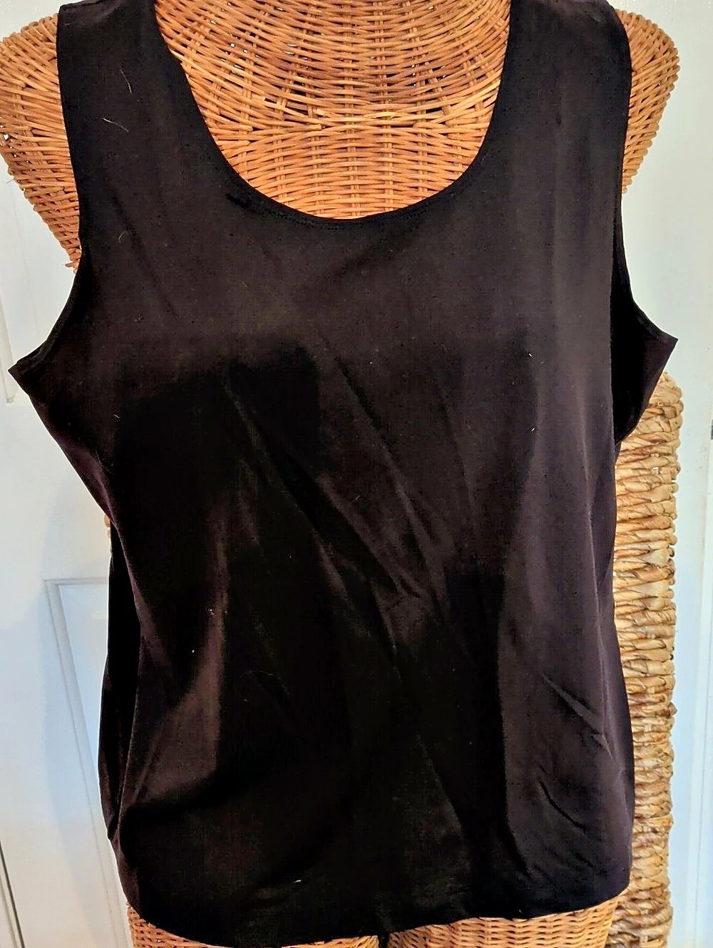CHICO'S Black Tank Top Size 3